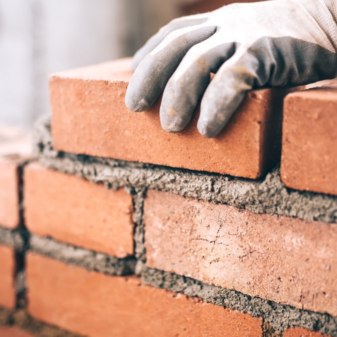 レンガ工事